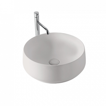 Раковина накладная Kerasan F10 460459 серый матовый