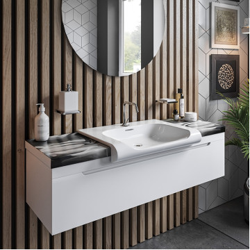 Раковина накладная Kerasan Inka Project 341201*0 белый