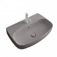 Раковина накладная Kerasan Nolita 534289*1 70х45 ferro matt