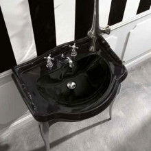 Раковина подвесная Kerasan Retro 104604 nero*1 черный