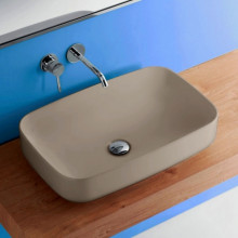Раковина накладная Kerasan Tribeca 514181 nocciola