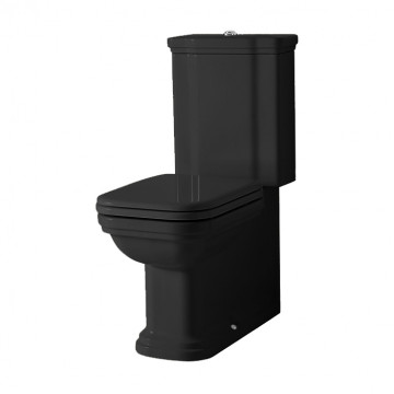 Унитаз-компакт Kerasan Waldorf 411704nero lucido черный