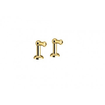 Вертикальное подключение для смесителя Kerasan Retro 739691 oro золото