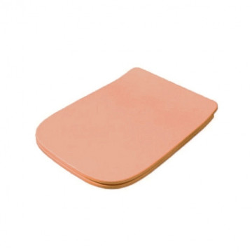 Крышка-сиденье Artceram A16 ASA001 13 71 arancio cammeo/хром