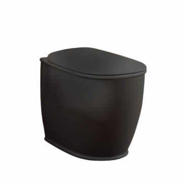 Унитаз напольный Artceram Atelier ATV002 17 00 черный матовый