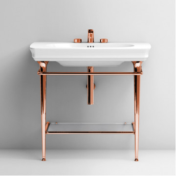 Консоль под раковину Artceram Civitas CIA009 77 rosa oro розовое золото