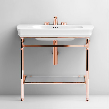 Консоль под раковину Artceram Civitas CIA006 77 rosa oro розовое золото