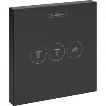 Переключатель потоков Hansgrohe ShowerSelect 15764670 черный матовый