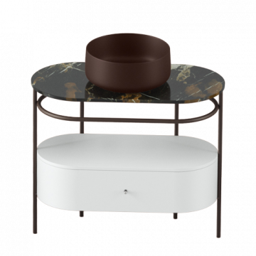 Консоль под раковину Artceram Flair 4.0 ACA068 56 moka