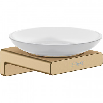 Мыльница Hansgrohe AddStoris 41746140 шлифованная бронза