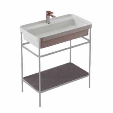 Консоль под раковину Artceram Fuori Scala ACA056 05 bi matt белый матовый
