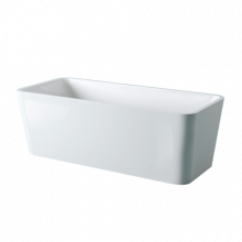 Ванна из искусственного камня Artceram Square ACW004 01 00 bianco lucido 180х80