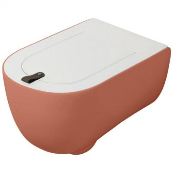 Унитаз подвесной Artceram The One THV001 14 00 rosso corallo