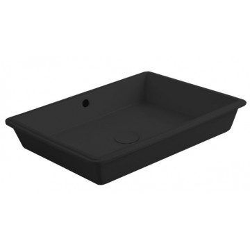 Раковина встраиваемая Simas Top e lavabi d'Arredo S60 nero matt черный матовый