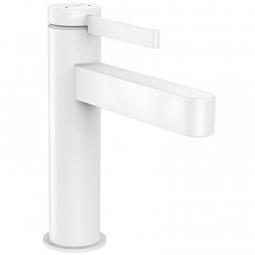 Смеситель для раковины Hansgrohe Finoris 76020700 с донным клапаном белый матовый
