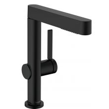 Смеситель для раковины Hansgrohe Finoris 76063670 с донным клапаном черный матовый