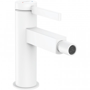 Смеситель для биде Hansgrohe Finoris 76200700 с донным клапаном белый матовый