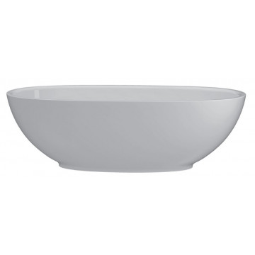 Ванна из искусственного камня Globo Bowl VABOCA bi 185х90 белый