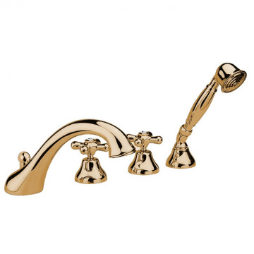 Смеситель на борт ванны Nicolazzi Nuova Brenta 2504GB gold brass