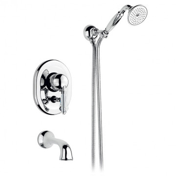 Смеситель для ванны Nicolazzi Cristallo Liberty 3400CR33 хром