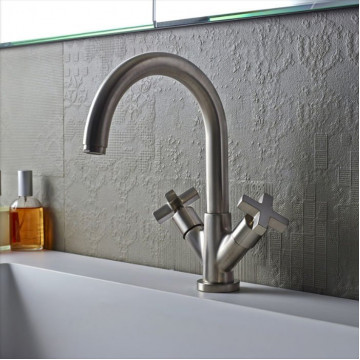 Смеситель для раковины Nicolazzi Monte Croce 2236NS27 никель матовый