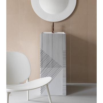 Раковина напольная Laufen Kartell 8.1133.1.D02.111.1 белый