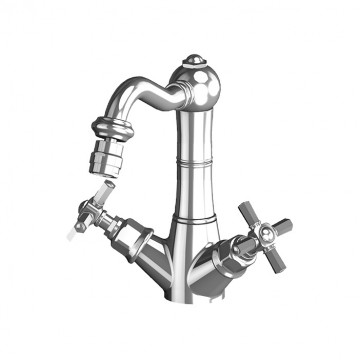 Смеситель для биде Gattoni TRD TR350/18C0 с донным клапаном хром