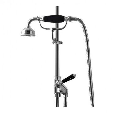 Душевой гарнитур Devon&Devon Doccia MARK618CRBD хром/черный