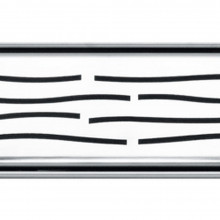 Декоративная решетка Tece drainline organic 600960 серебро