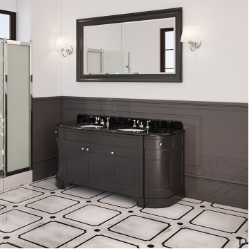 Тумба под раковину Devon&Devon Season EFSEASONDGNE1800 напольная dark grey/nero marquinha