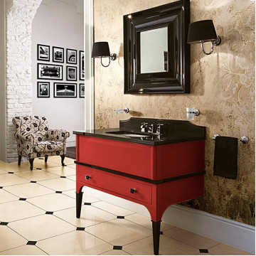 Тумба под раковину Devon&Devon Suite D+ACSWINDONDS(3) красный