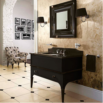 Тумба под раковину Devon&Devon Suite D+ACSWINDONDS(3) черный