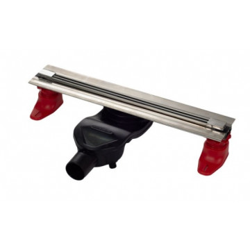 Душевой лоток Berges Super Slim 090177 400 хром матовый