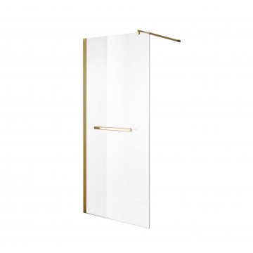 Душевая перегородка Niagara Nova NG-641-10GOLD 100х195 золото, стекло прозрачное