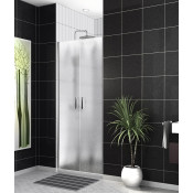 Душевая дверь BelBagno Uno UNO-B-2-110-CH-Cr хром/шиншилла