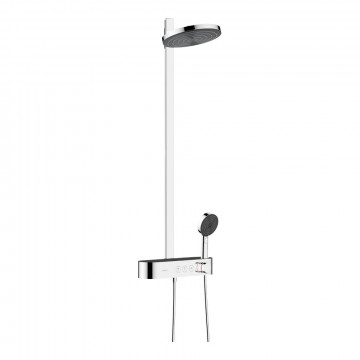 Душевая система Hansgrohe Pulsify S Showerpipe 260 2jet термостатическая ShowerTablet Select 400 24240000, хром