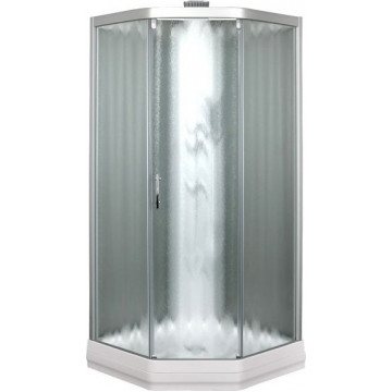 Душевая кабина Aquanet Penta 184488 90х90 хром/тонированное