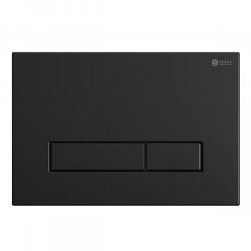 Клавиша смыва Point Меркурий PN44831BM ABS пластик Черный матовый
