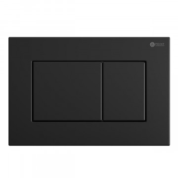 Клавиша смыва Point Ника PN44081BM ABS пластик Черный матовый