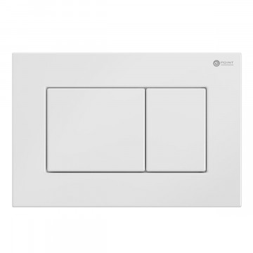 Клавиша смыва Point Ника PN44081W ABS пластик Белый