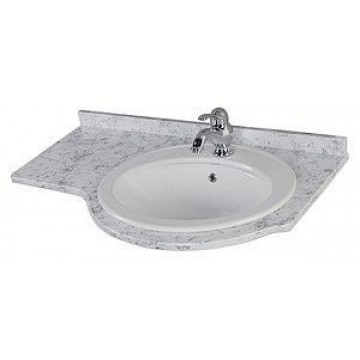 Столешница Aquanet Марсель 174217 90 правая серый