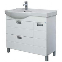 Тумба под раковину Aquanet Сити 90 L 177499 (0090A) белая