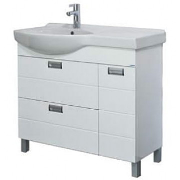Тумба под раковину Aquanet Сити 90 L 177499 (0090A) белая