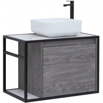 Тумба под раковину Aquanet Nova Lite Loft 261653 75R дуб рошелье