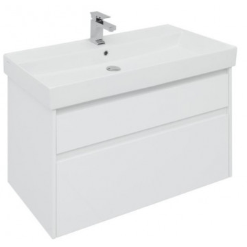 Тумба с раковиной Aquanet Nova Lite 291826 100 белый