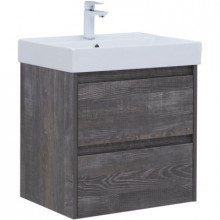 Тумба с раковиной Aquanet Nova Lite 305233 60 дуб серый