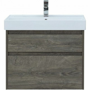Тумба с раковиной Aquanet Nova Lite 245245 75 дуб рошелье