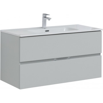Тумба под раковину Aquanet Алвита New 277520 100 серый