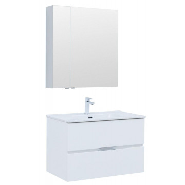 Комплект мебели Aquanet Алвита New 274206 80 белый матовый