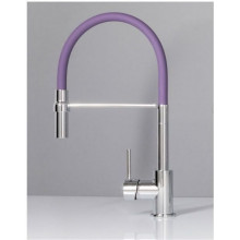 Смеситель для кухни Aquanet FF6215-PURPLE хром/фиолетовый